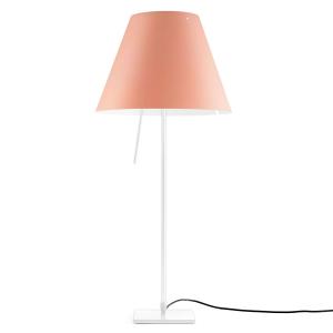 Luceplan Costanza lámpara mesa D13if blanco/rosa