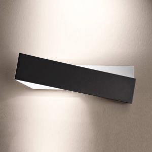 Linea Light Aplique Zig Zag en blanco y negro, 43 cm