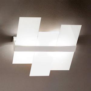 Linea Light Lámpara de techo Triad, 62 cm, blanco