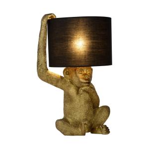 Lucide Lámpara de mesa Extravaganza Chimp, oro/negro
