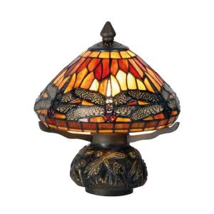 Clayre&Eef Hermosa lámpara de mesa Libella de estilo Tiffan…