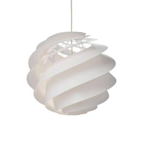 Le KLINT Swirl 3 Medium lámpara colgante en blanco