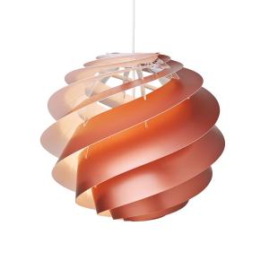 LE KLINT Swirl 3 Medium lámpara colgante en cobre