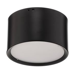 Luminex Ita LED downlight en negro con difusor, Ø 15 cm