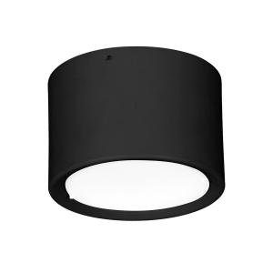 Luminex Ita LED downlight en negro con difusor, Ø 12 cm