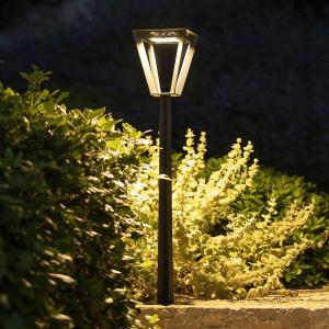 Les Jardins Bolardo luminoso LED Metro con sensor, gris