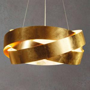 Marchetti Pura lámpara colgante LED con pan de oro 60 cm
