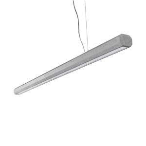 Marchetti Lámpara colgante LED Materica Stick L, cemento, 1…