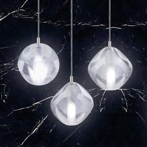 Marchetti Lámpara colgante Glace de cristal, 3 luces