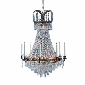Markslöjd Magnífica lámpara de araña con velas Läckö 66 cm…