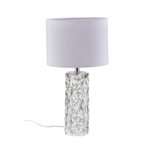Markslöjd Lámpara de mesa blanca Madame con pantalla textil…