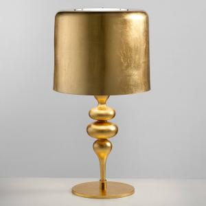 Masiero Lámpara de mesa Eva TL3 1G 75 cm, oro