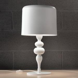 Masiero Lámpara de mesa Eva TL3 1G 75 cm, blanco