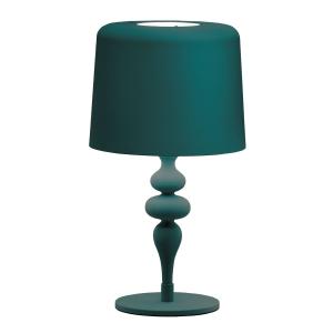 Masiero Lámpara de mesa Eva TL1 M, alto 53 cm verde octano