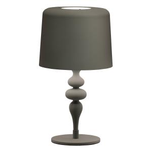 Masiero Lámpara de mesa Eva TL1 M altura 53 cm gris oscuro