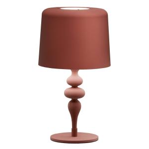 Masiero Lámpara de mesa Eva TL1 M, altura 53 cm rojo óxido