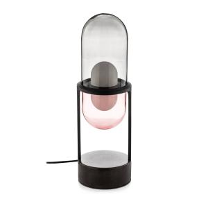 Molto Luce Pille lámpara de mesa LED gris/pink