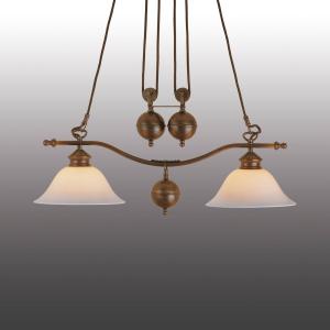 Menzel Anno 1900 - lámpara colgante de 2 luces