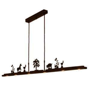 Menzel Anteo lámpara colgante LED 7 figuras granja