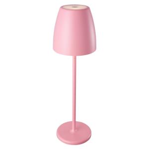 Megatron LED lámpara de mesa batería Tavola rosa