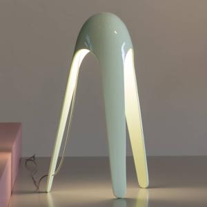 Martinelli Luce Cyborg lámpara de mesa LED, verde