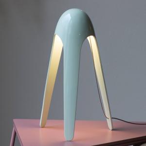 Martinelli Luce Cyborg lámpara de mesa LED, azul