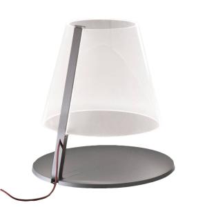 Martinelli Luce Lámpara de mesa LED Amarcord, antracita, cl…