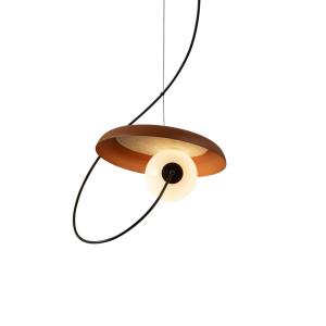 Milan Iluminación Milan Lámpara colgante Wire Ø 24 cm cobre…