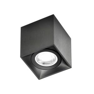 Milan Iluminación Milan Dau Spot plafón en forma cubo negro…