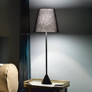 Modo Luce Lucilla lámpara de mesa Ø 24cm negro