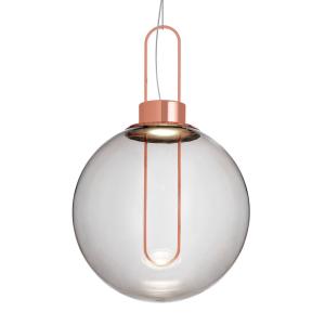 Modo Luce Orb lámpara colgante LED, cobre, Ø 40 cm