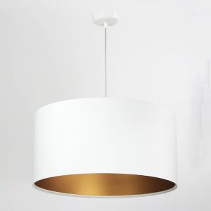 Maco Design Salina lámpara colgante, blanco/oro Ø 50cm