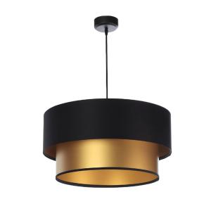 Maco Design Lámpara colgante Dorina, negro/oro, Ø 40cm