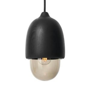 Mater Terho S lámpara colgante negro/humo Ø 13,5cm
