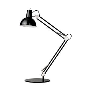 midgard Federzug lámpara de mesa con base, negro