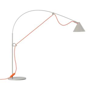 midgard AYNO S lámpara de mesa gris/naranja 2.700K