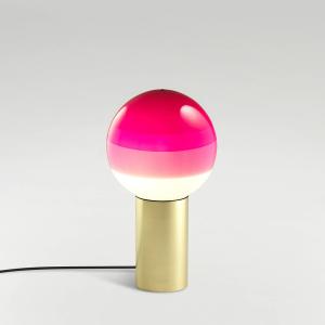 MARSET Dipping Light S lámpara de mesa rosa/latón