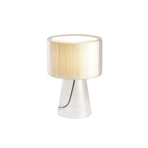 MARSET Lámpara de mesa Mercer, algodón, Ø 29 cm