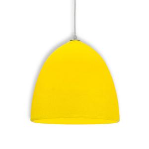 Näve Lámpara colgante Fancy de silicona, amarillo