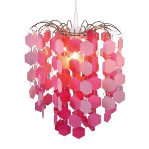 Näve Lámpara colgante 6008519 elementos decoración rosa