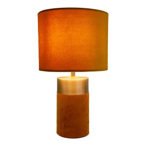 Näve Lámpara de mesa 3189514, pantalla textil, naranja