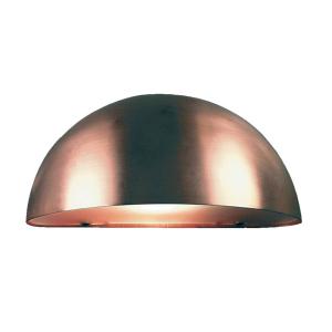 Nordlux Lámpara de pared Bergen, semicircular, cobre