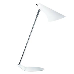Nordlux Lámpara de mesa Vanila, ajustable, blanco