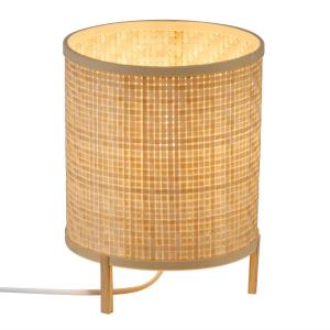 Nordlux Lámpara de mesa Trinidad de bambú natural