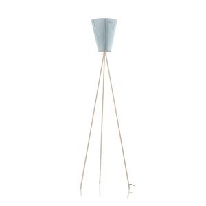 Northern Oslo Wood lámpara de pie blanco/azul