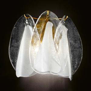 Novaresi Aplique de vidrio Rondini con oro de 24 quilates