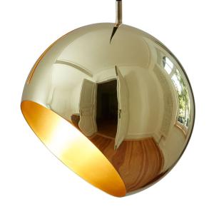 Nyta Tilt Globe Brass lámpara colgante cable 3m