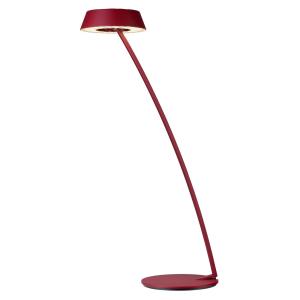 OLIGO Glance lámpara de mesa LED rojo mate