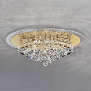 ORION Lámpara de techo expresiva TUILA 50 cm, cristal