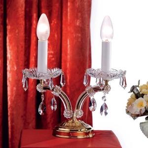 ORION Elegante lámpara de mesa TJURA con cristales